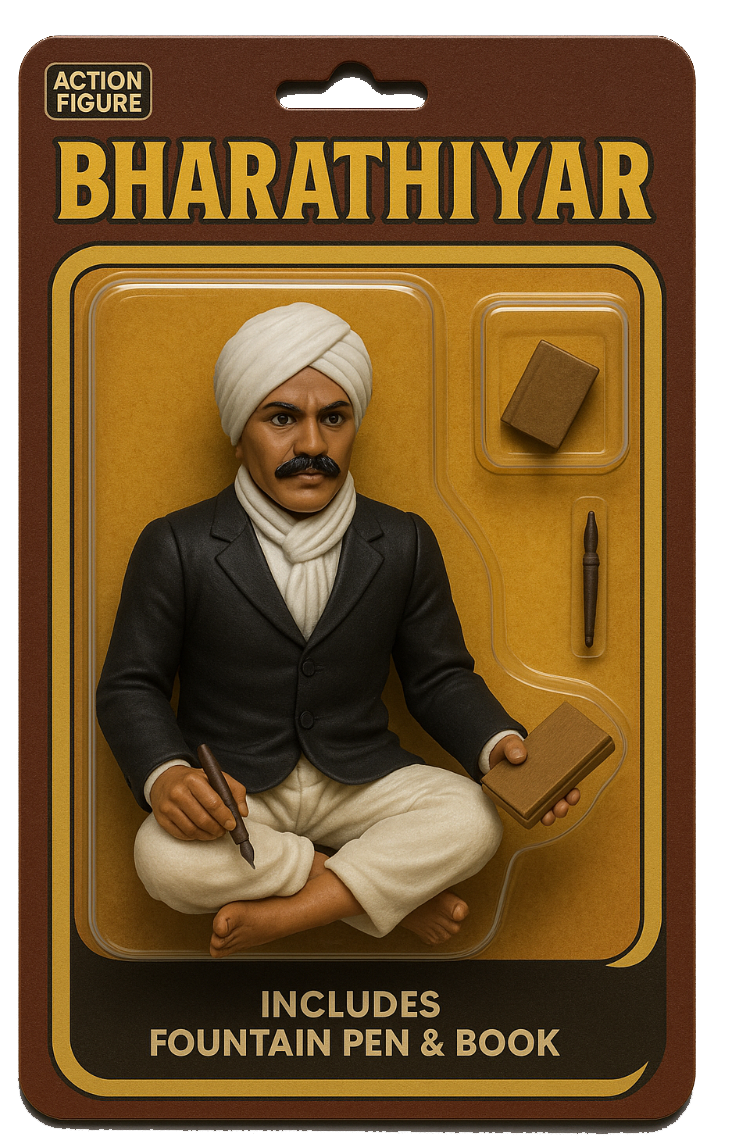 Tamil Action Figures Bharathiyar